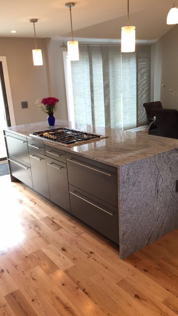 Modern kitchen island