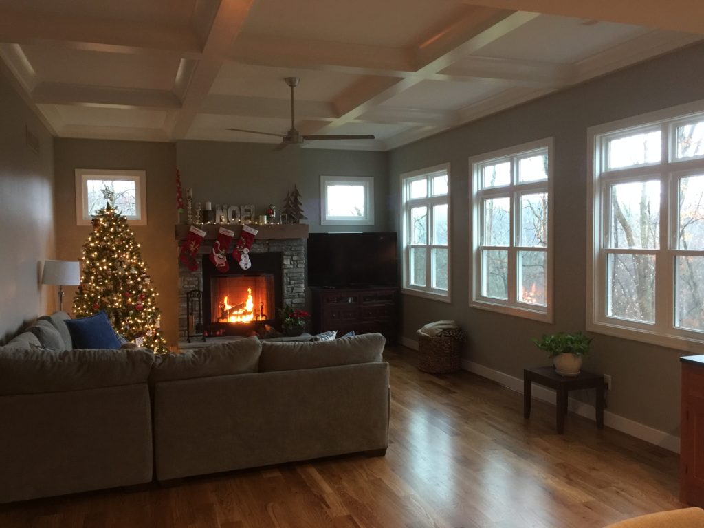 Custom ceiling and family room