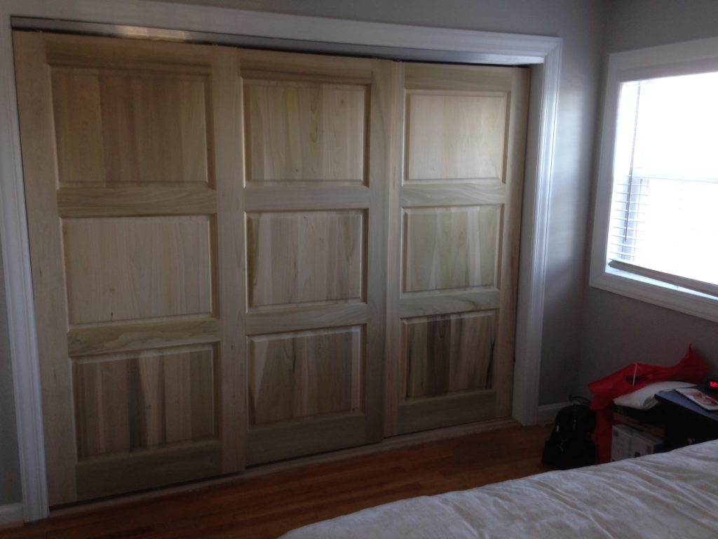 Custom closet doors