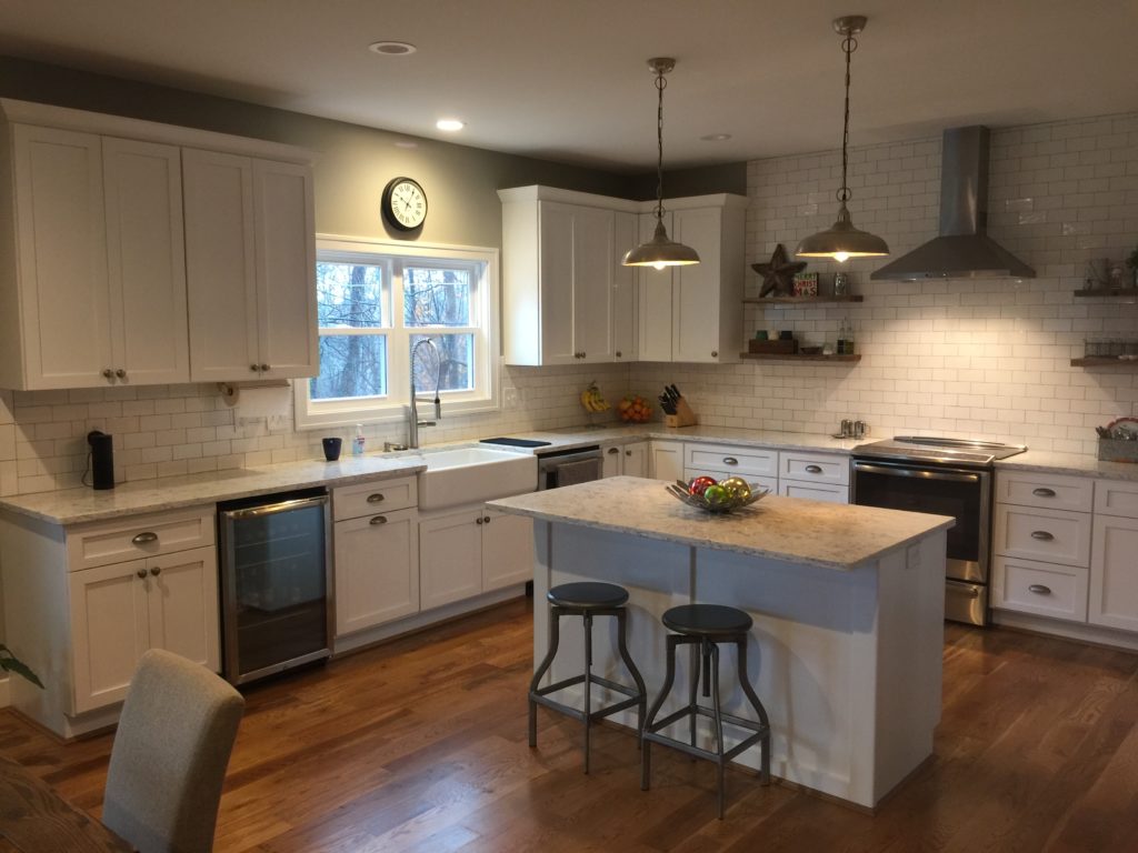 White Shaker kitchen