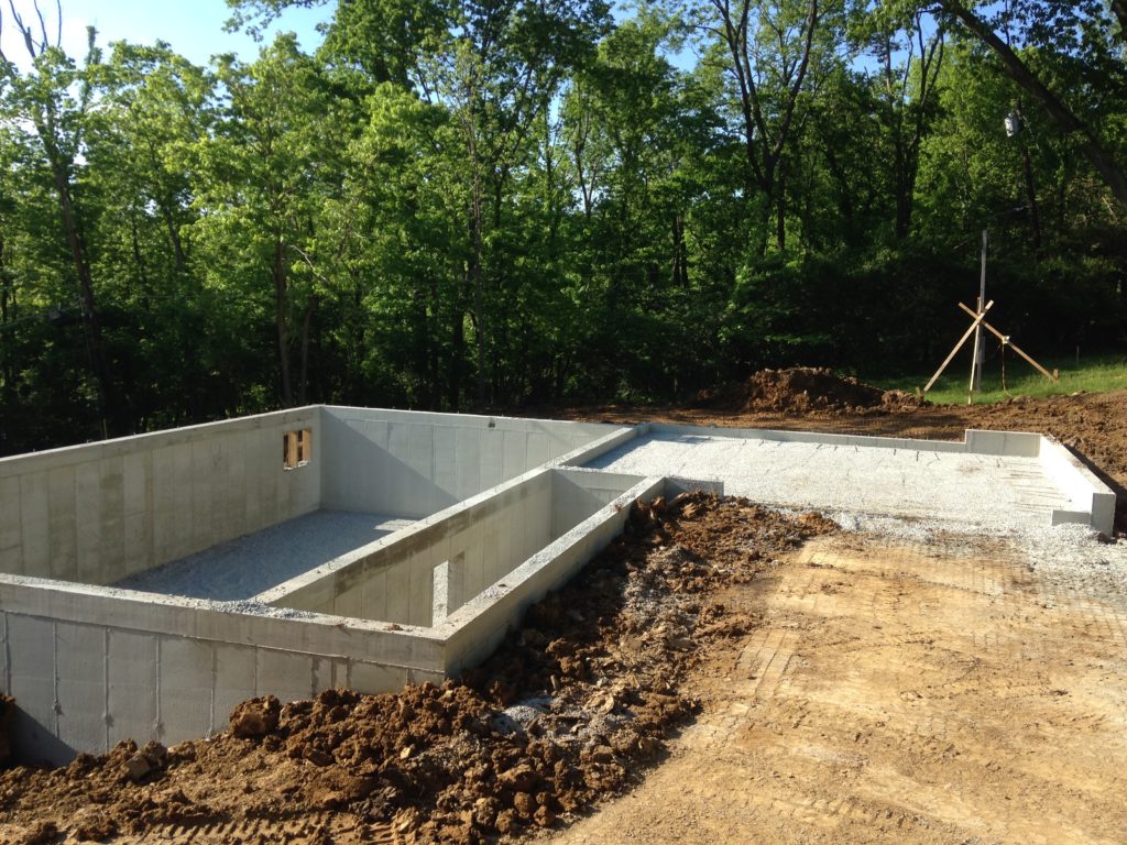 New construction foundation