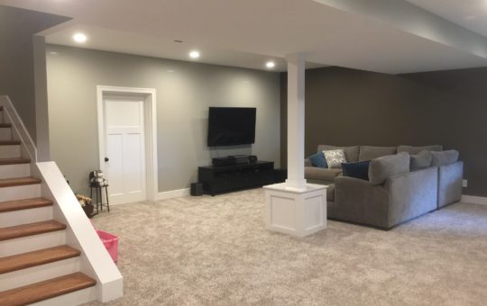 Traditional Basement Remodel